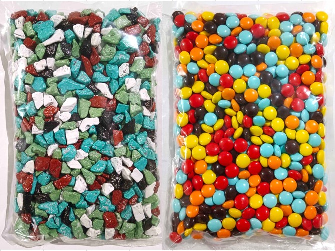 商品リニューアルおよび販売再開のお知らせ（小石チョコレート・カラフルボタンチョコレート）